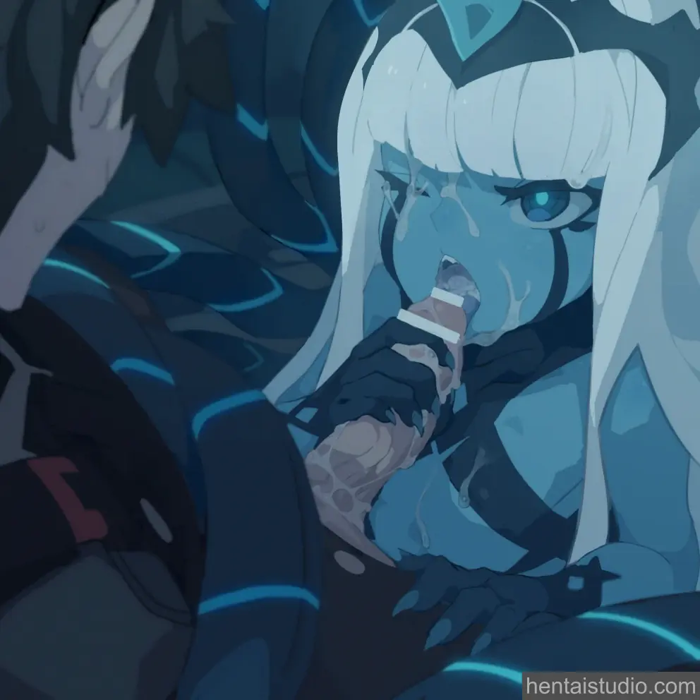 001 Princess Of Klaxosaurs | Darling In The Franxx – hentai anime character, 001 Princess Of Klaxosaurs, Darling In The Franxx, Deepthroat, Blowjob