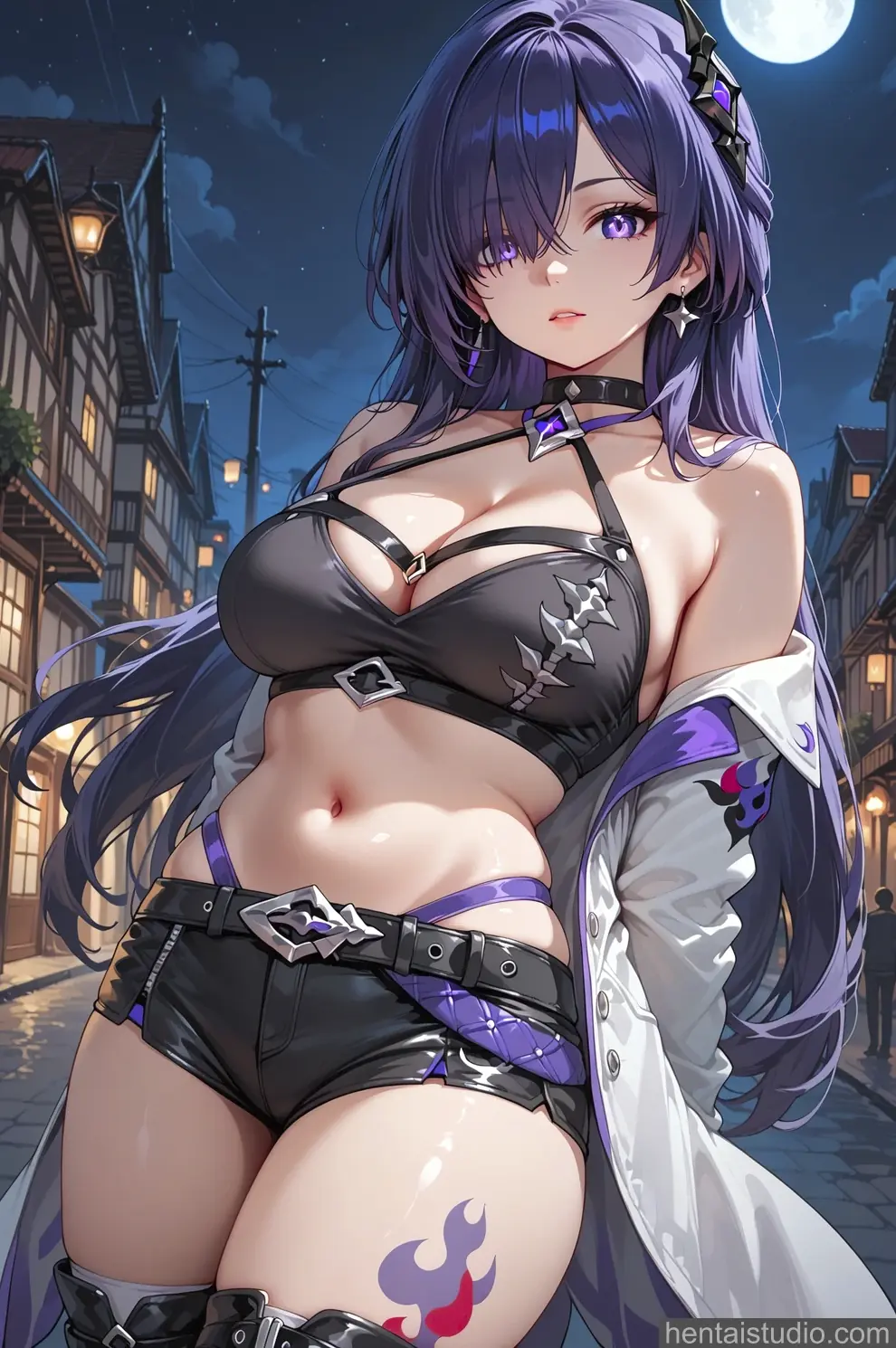 Acheron from Honkai Star Rail hentai art 3 of 56