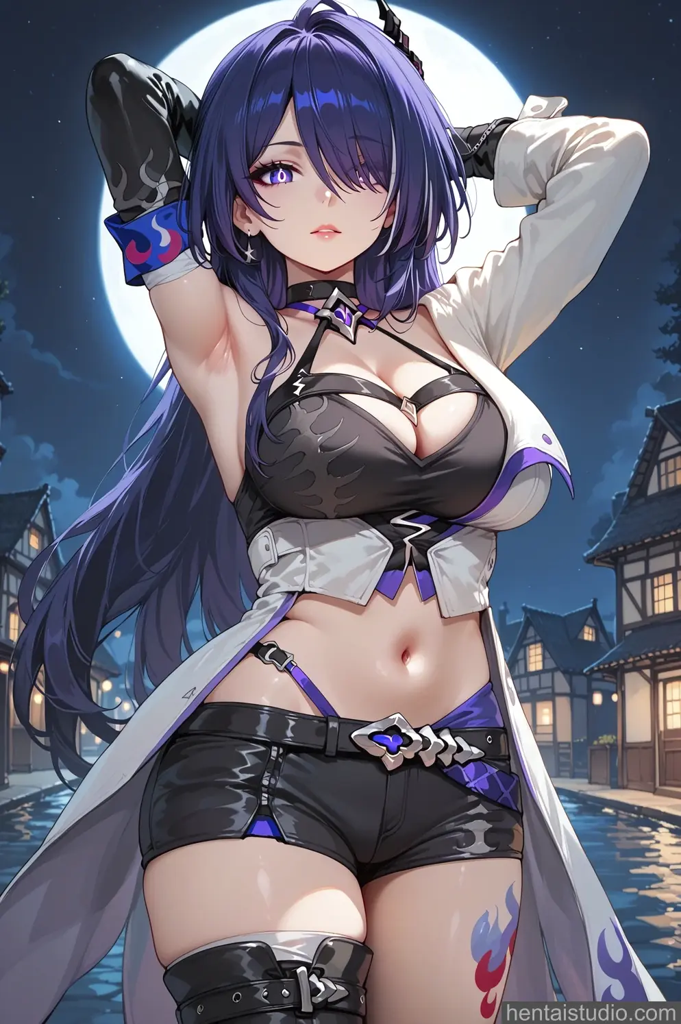 Acheron from Honkai Star Rail hentai art 7 of 56
