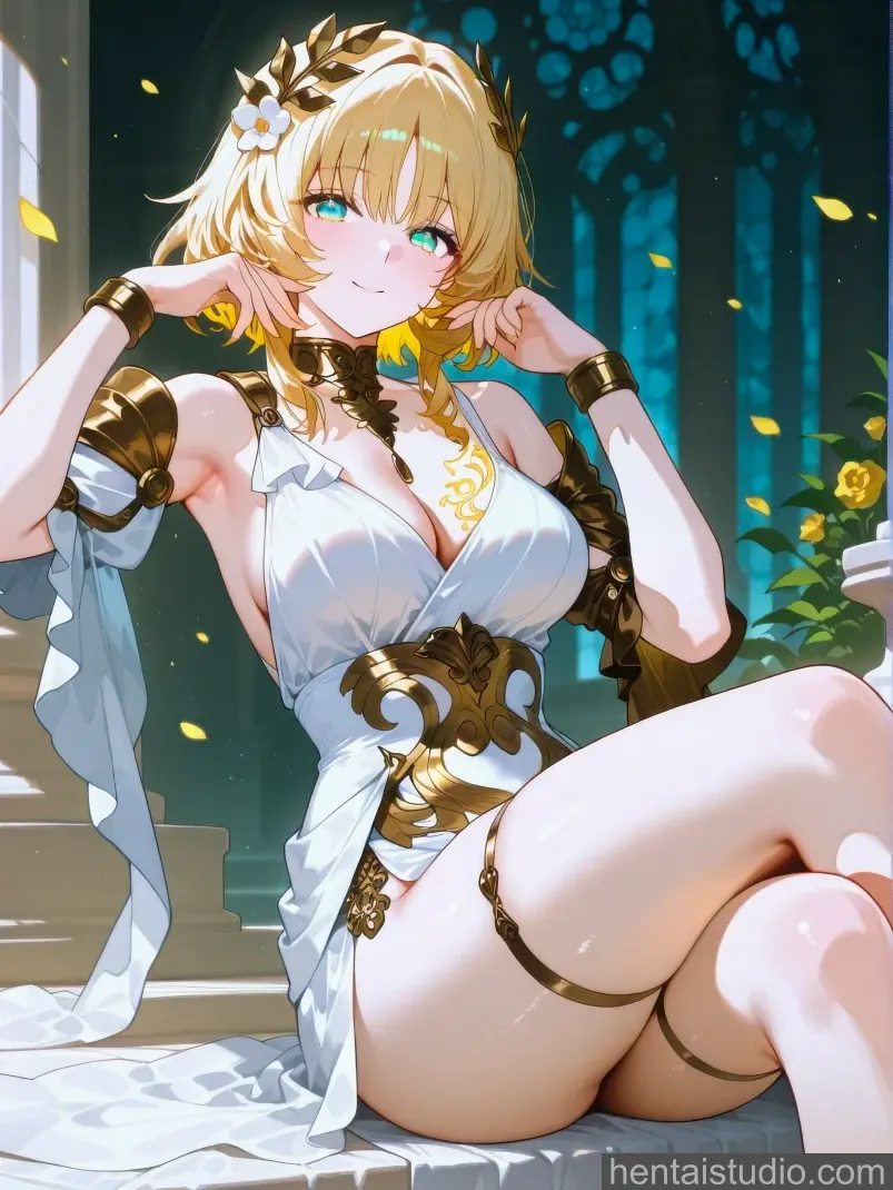 Aglaea from Honkai: Star Rail hentai art 1 of 123
