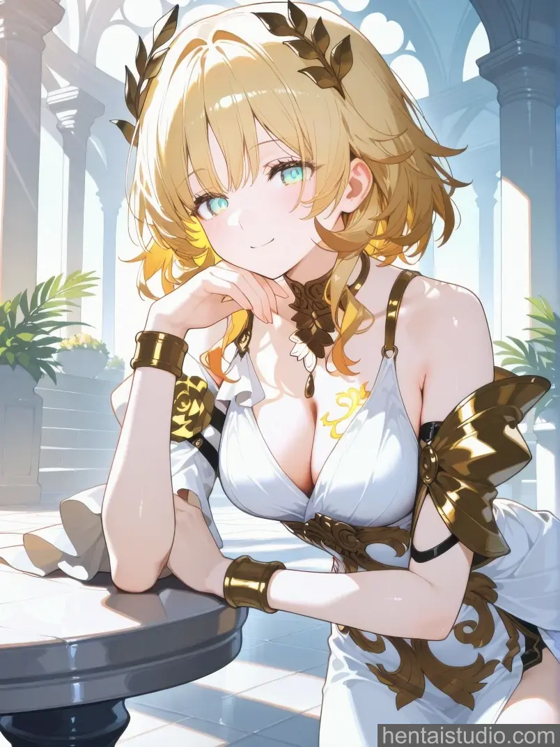 Aglaea from Honkai: Star Rail hentai art 10 of 123