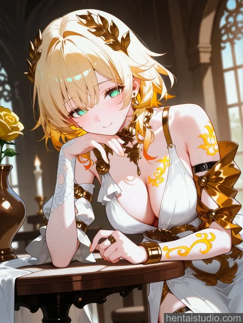 Aglaea from Honkai: Star Rail hentai art 12 of 123