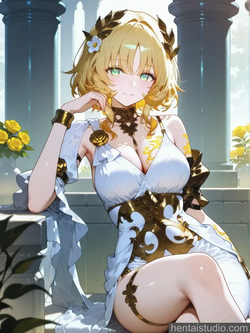 Aglaea from Honkai: Star Rail hentai art 14 of 123
