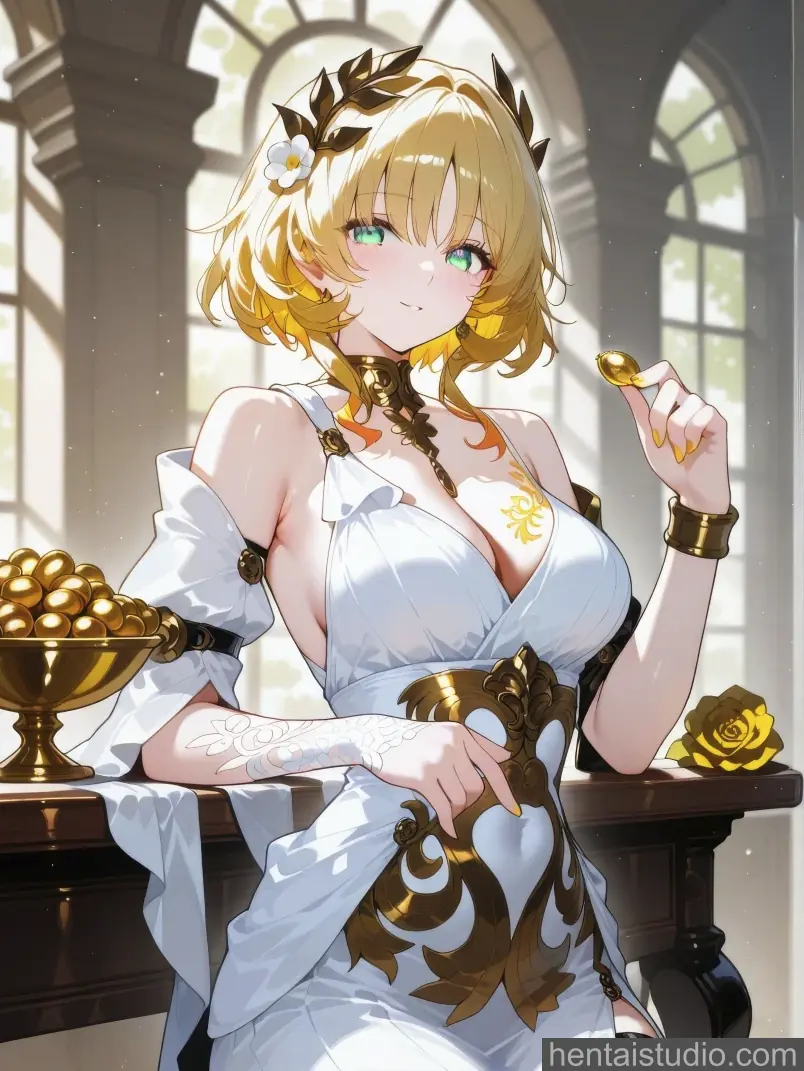 Aglaea from Honkai: Star Rail hentai art 16 of 123