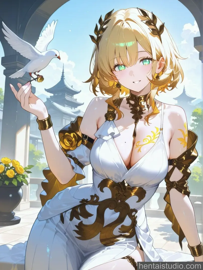 Aglaea from Honkai: Star Rail hentai art 17 of 123