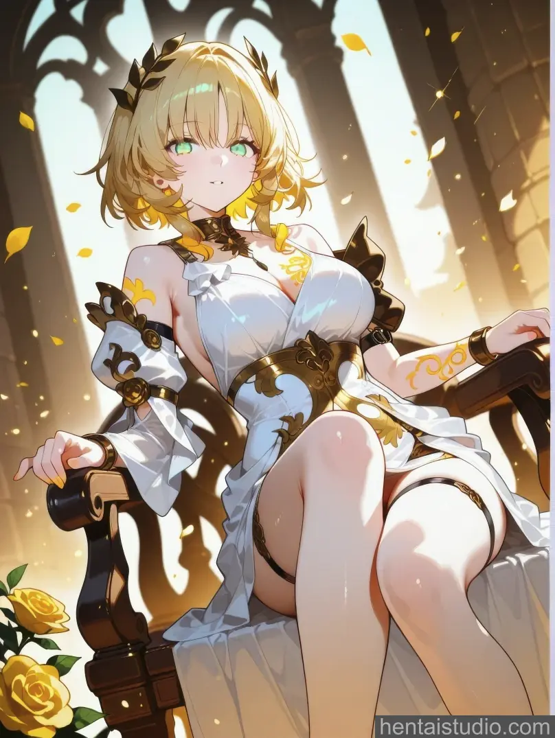 Aglaea from Honkai: Star Rail hentai art 21 of 123