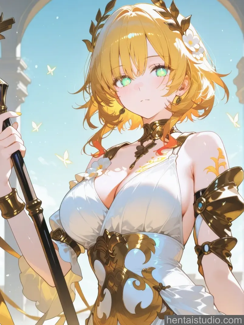 Aglaea from Honkai: Star Rail hentai art 22 of 123