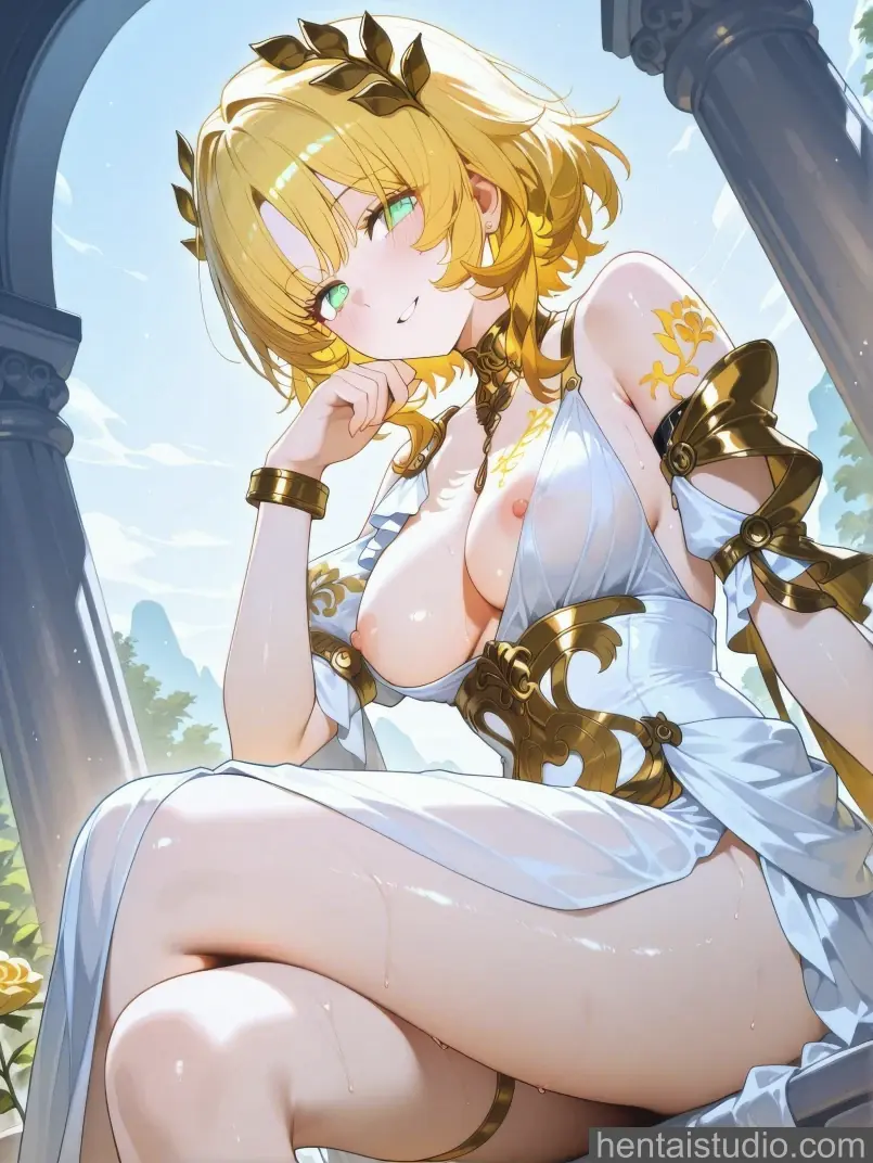 Aglaea from Honkai: Star Rail hentai art 23 of 123