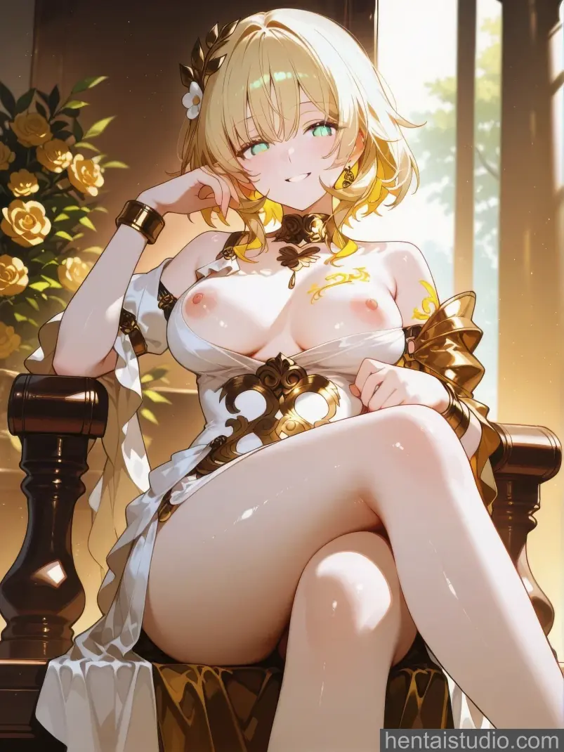 Aglaea from Honkai: Star Rail hentai art 29 of 123