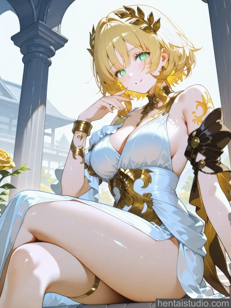 Aglaea from Honkai: Star Rail hentai art 3 of 123