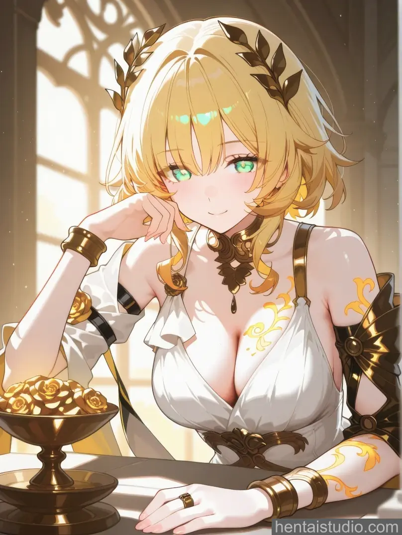 Aglaea from Honkai: Star Rail hentai art 30 of 123