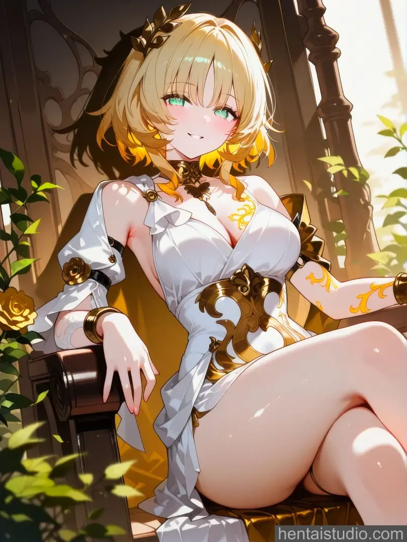 Aglaea from Honkai: Star Rail hentai art 5 of 123