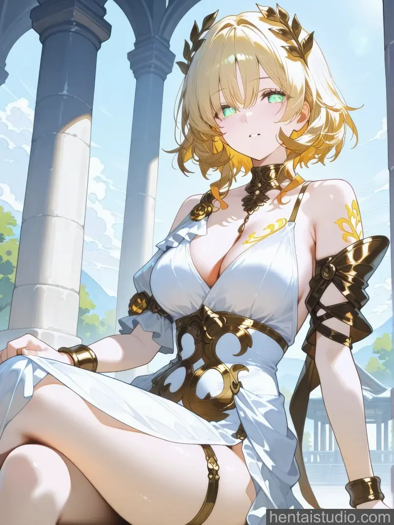 Aglaea from Honkai: Star Rail hentai art 6 of 123
