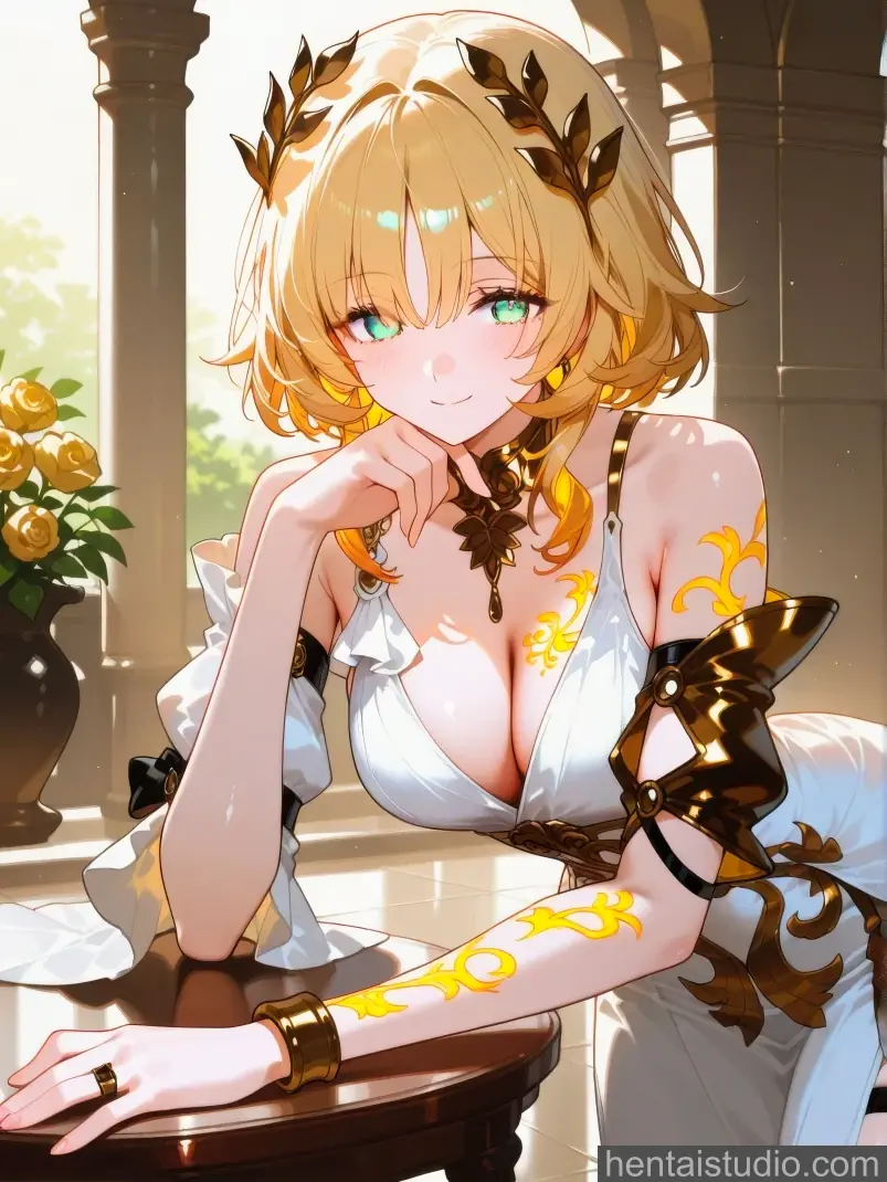 Aglaea from Honkai: Star Rail hentai art 9 of 123