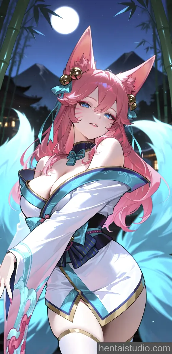 Ahri from League Of Legends hentai art 3 of 33