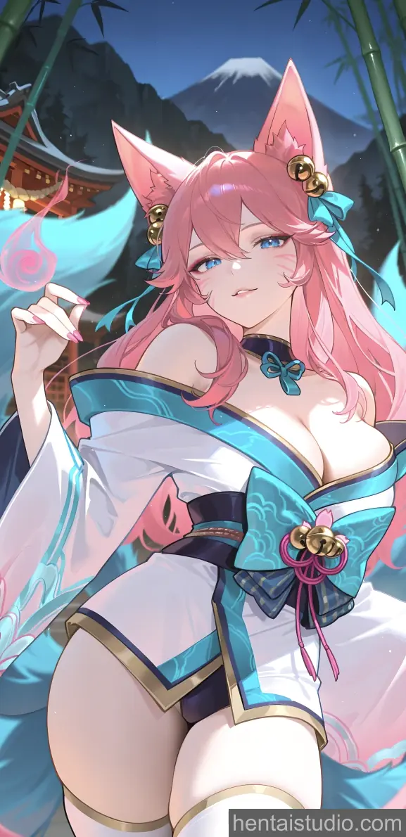 Ahri from League Of Legends hentai art 4 of 33