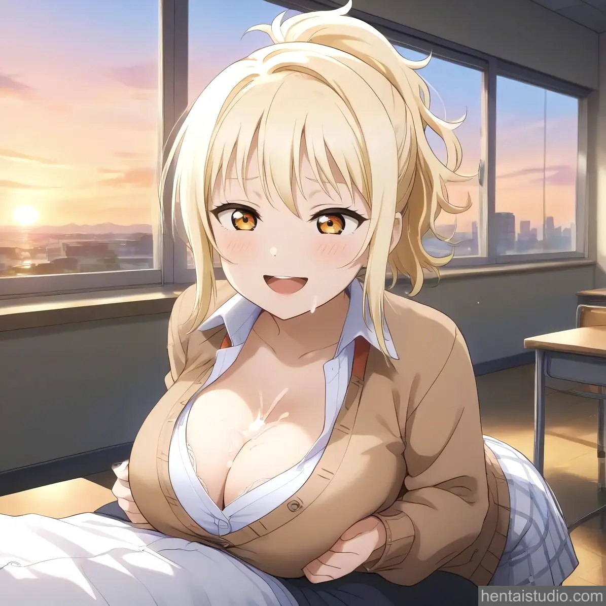 Ai Miyashita from Love Live hentai art 6 of 7