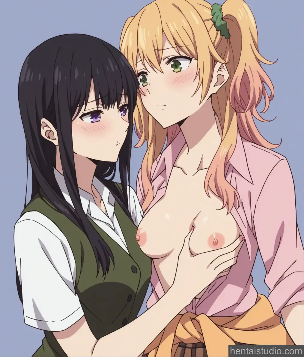 Aihara Yuzu Aihara Mei from Citrus hentai art 17 of 61