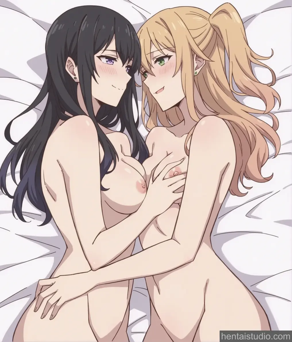 Aihara Yuzu Aihara Mei from Citrus hentai art 54 of 61