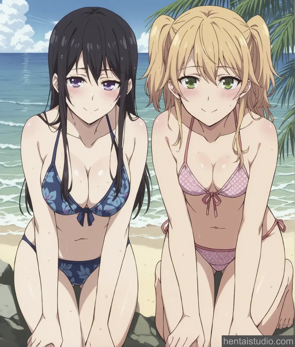 Aihara Yuzu Aihara Mei from Citrus hentai art 56 of 61