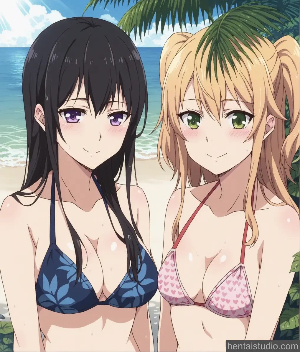Aihara Yuzu Aihara Mei from Citrus hentai art 57 of 61