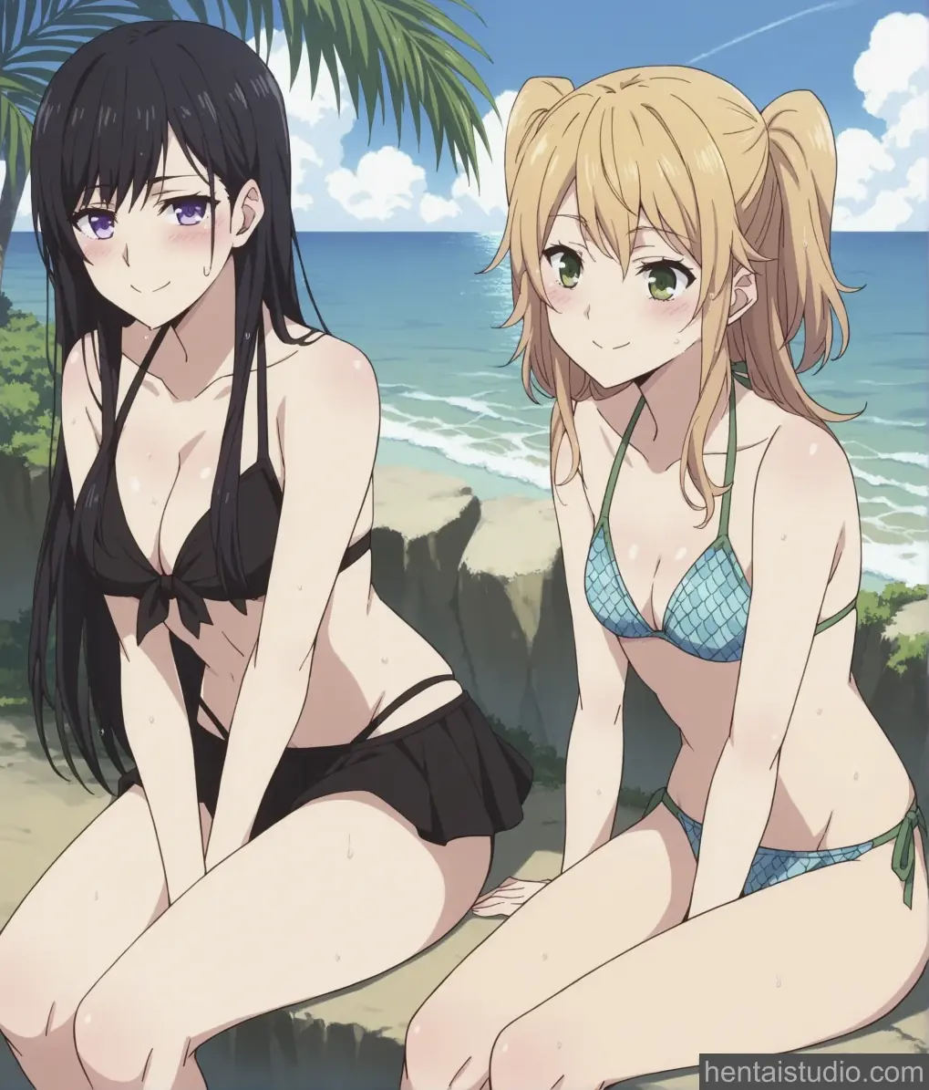 Aihara Yuzu Aihara Mei from Citrus hentai art 58 of 61