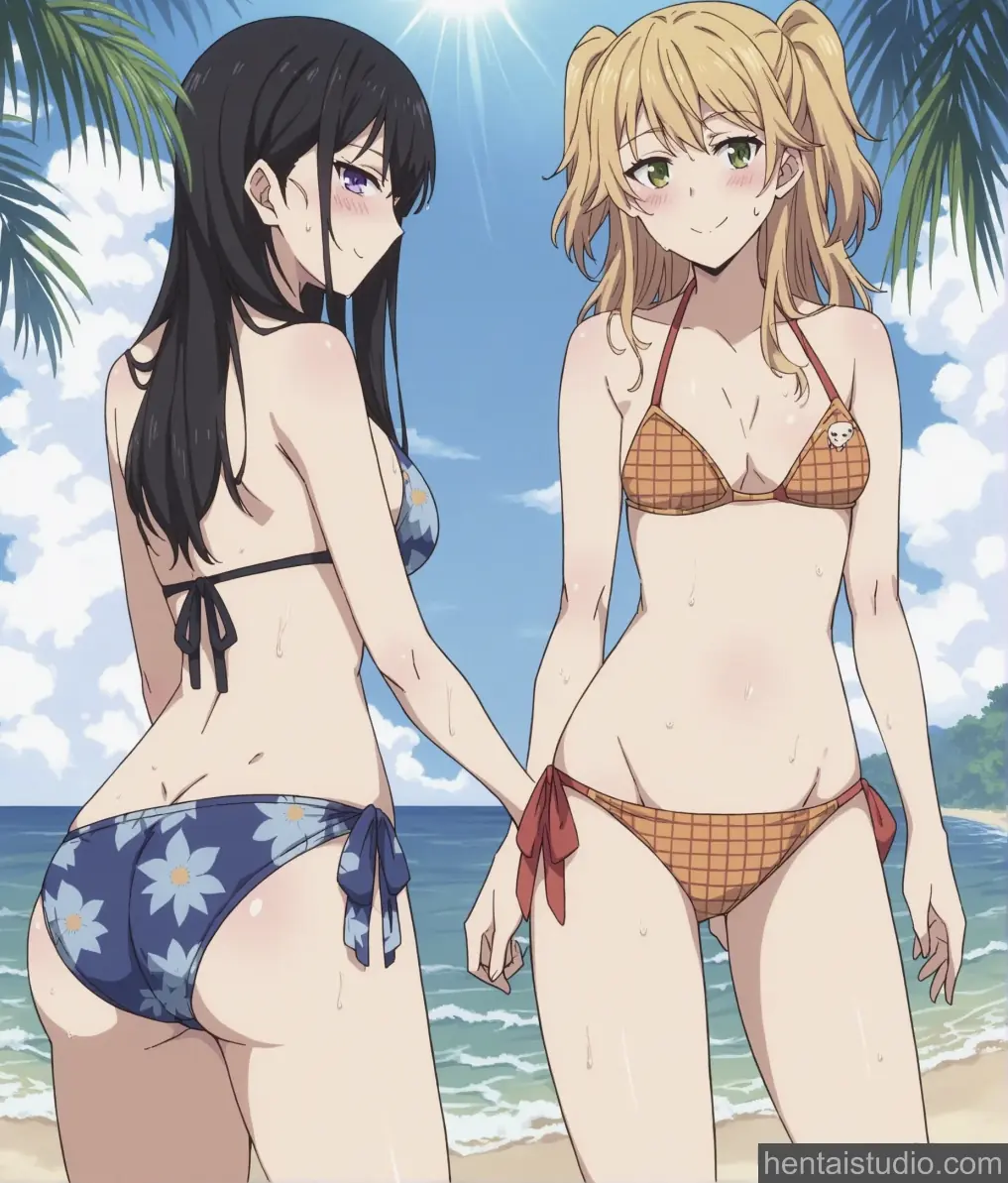 Aihara Yuzu Aihara Mei from Citrus hentai art 59 of 61