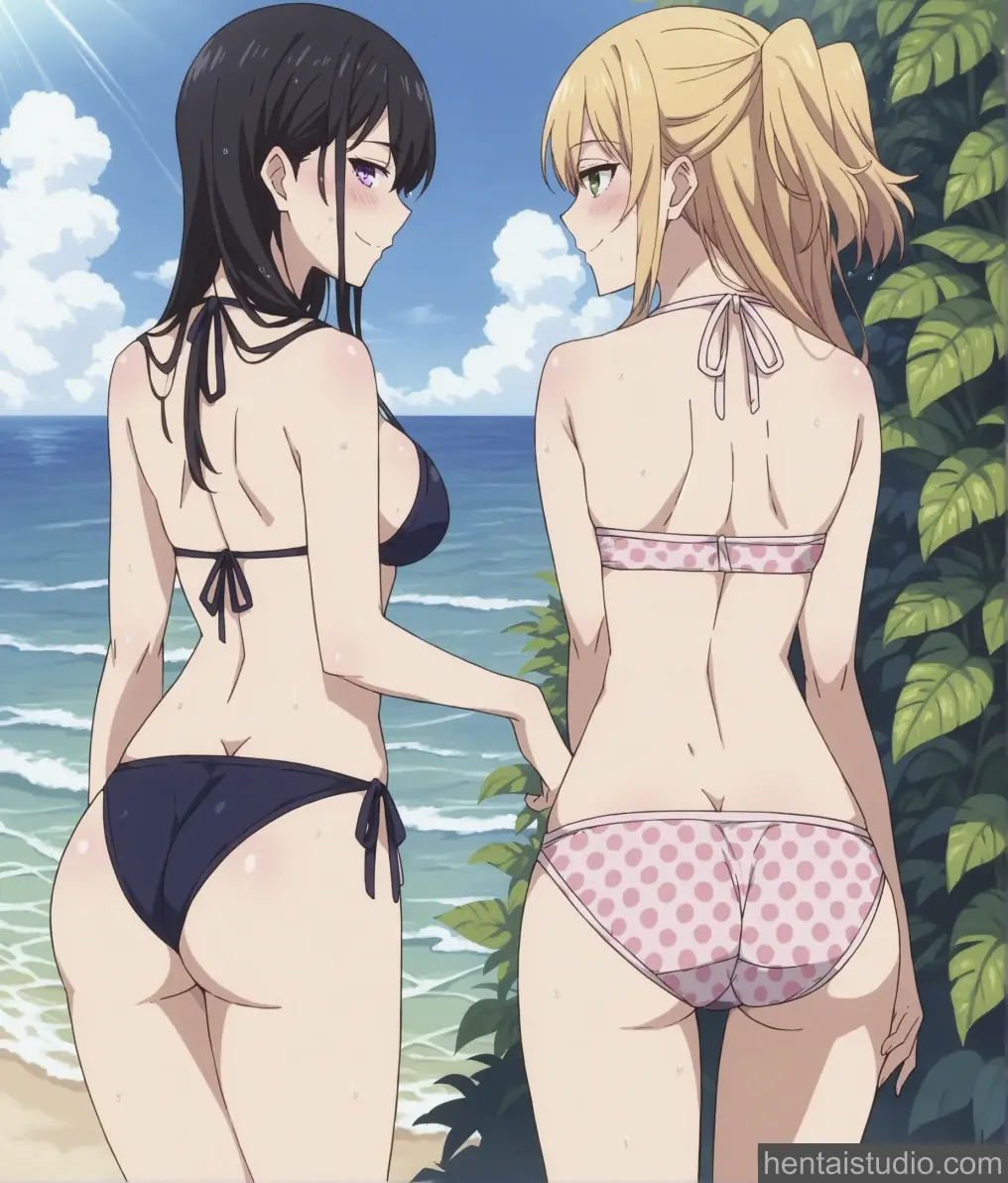 Aihara Yuzu Aihara Mei from Citrus hentai art 60 of 61