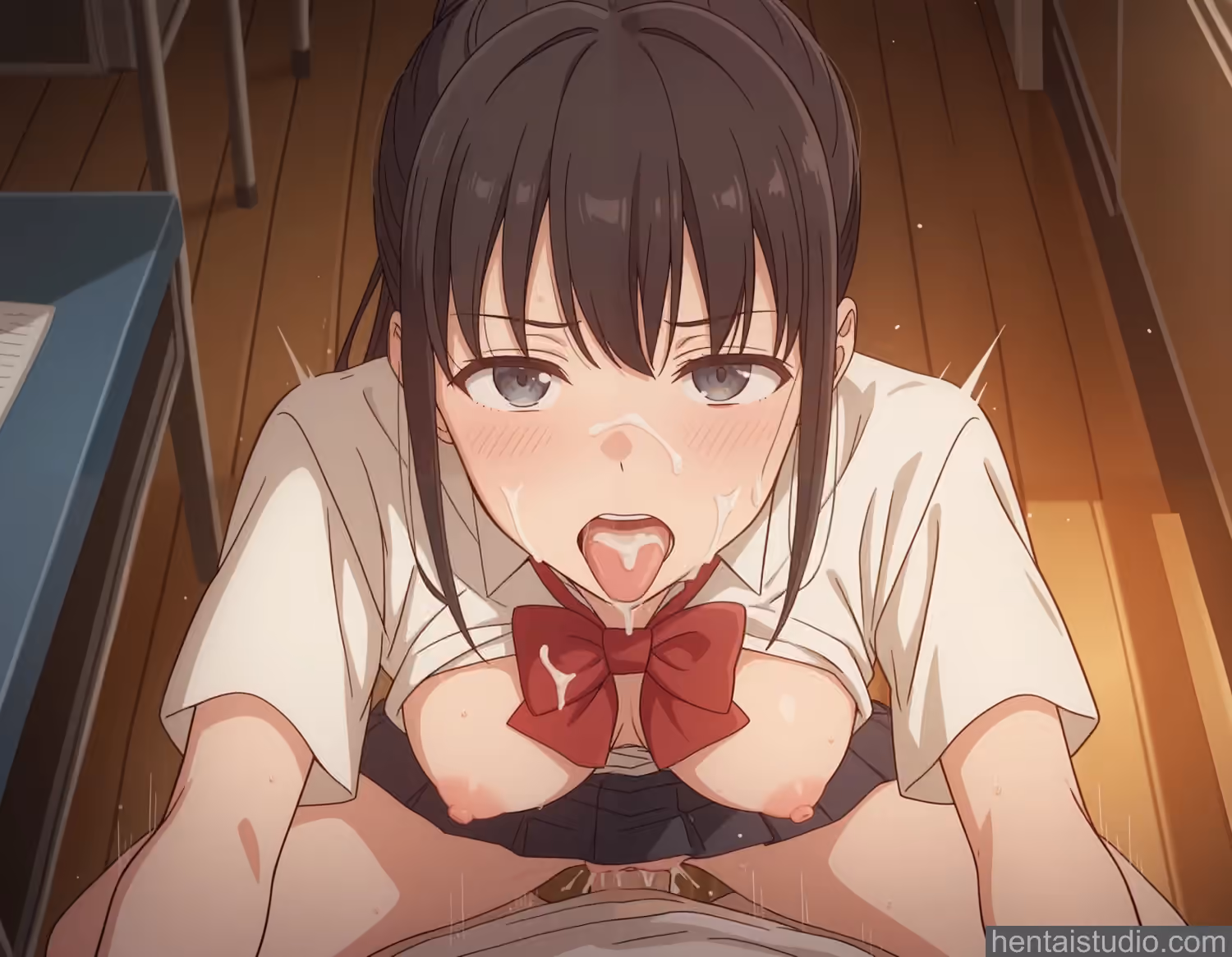 Airi Sega - I Want You to Show Me Your Panties With a Disgusted Face (Iya na Kao Sare Nagara Opantsu Misete Moraitai) - Hentai Gallery - 32 Images — image 14 of 32