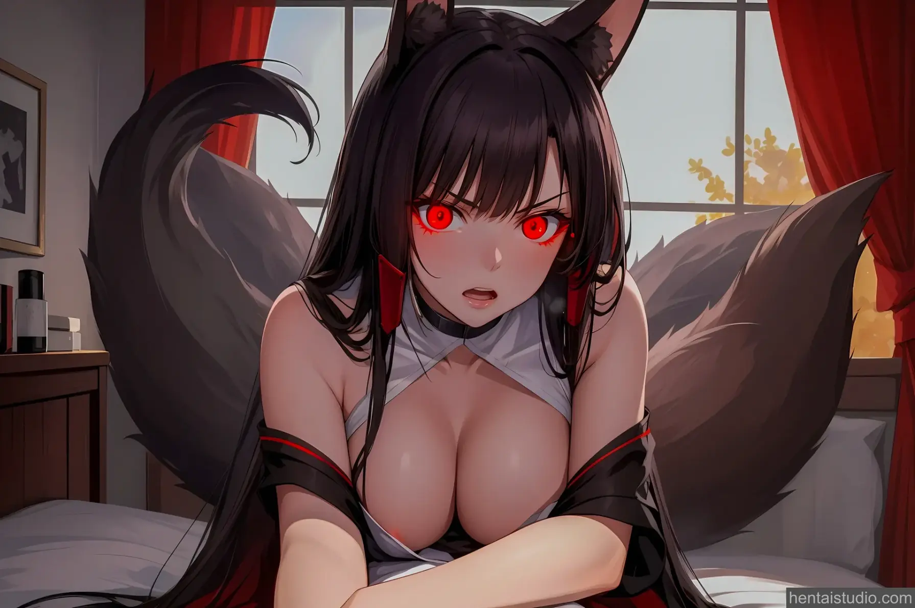 Akagi from Azur Lane hentai art 13 of 26