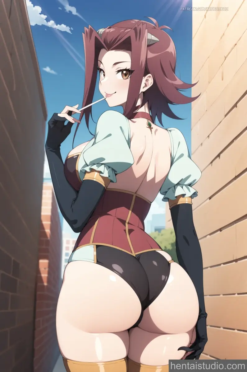 Aki Izayoi from Yu Gi Oh 5d's hentai art 22 of 28