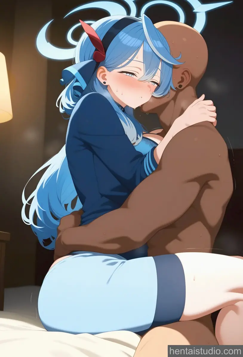 Ako Amau from Blue Archive hentai art 38 of 49