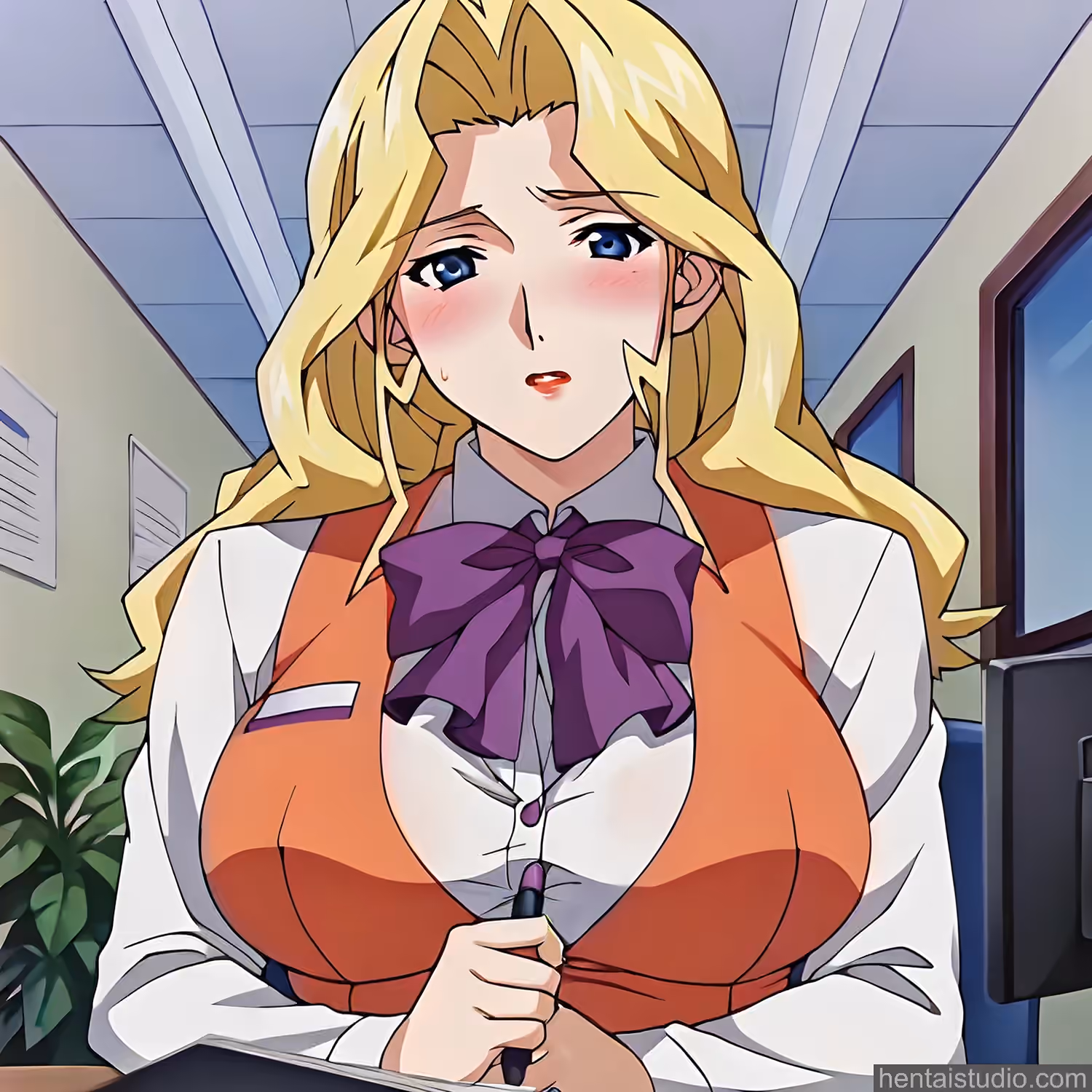 Alice Nonoyama - Office Lingerie - Hentai Gallery 2 - 59 Images — image 4 of 59