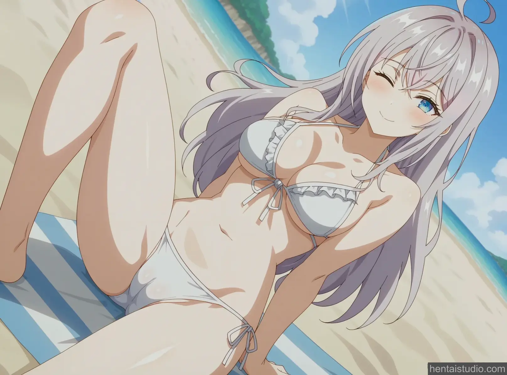 Alisa Mikhailovna Kujou from Alya Sometimes Hides Her Feelings In Russian hentai art 12 of 21