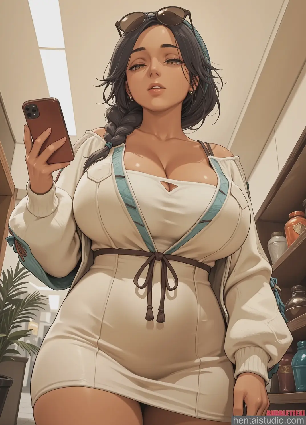 Alma from Monster Hunter Wilds hentai art 32 of 56