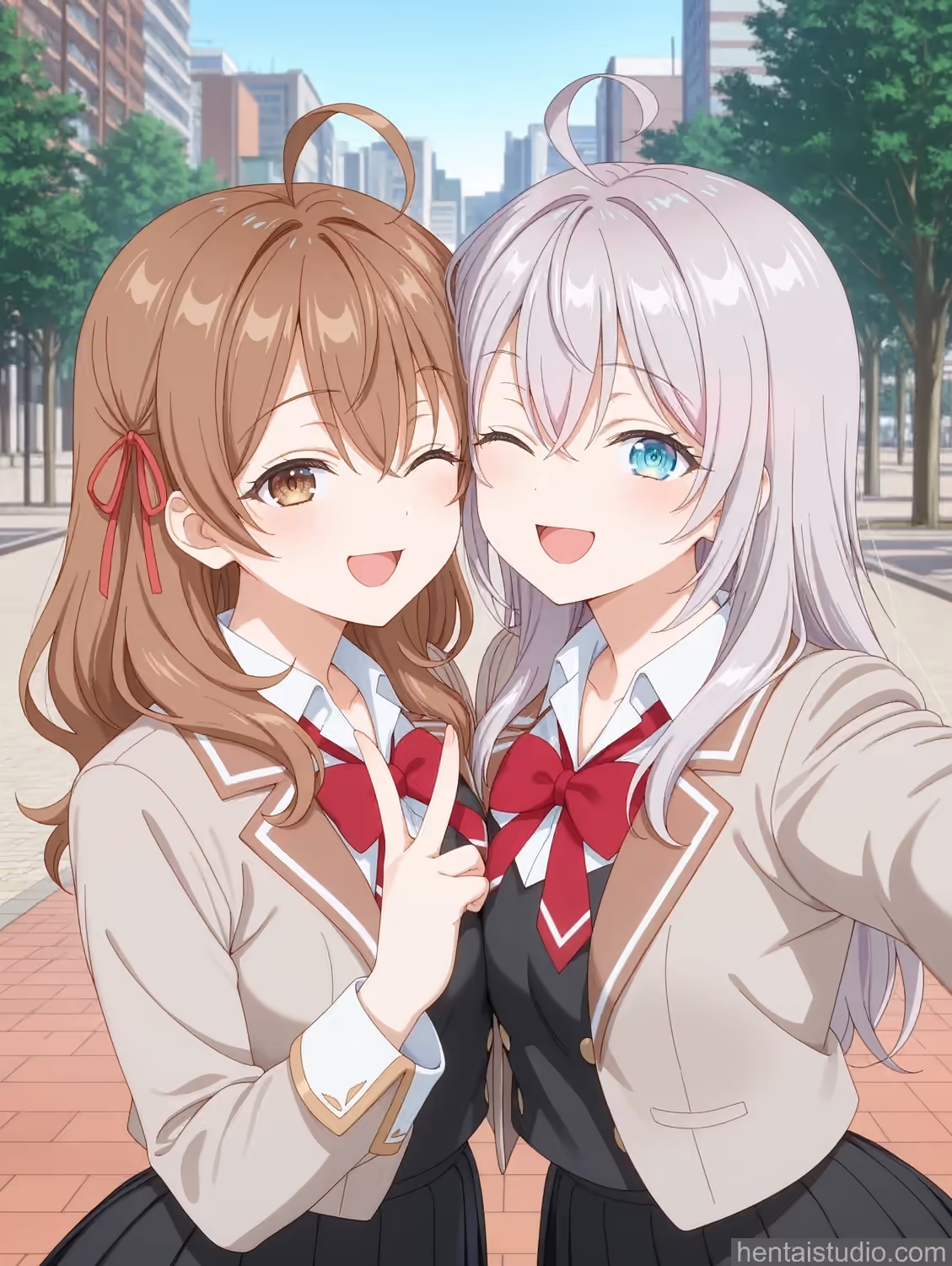 Alya Kujou (Alisa Mikhailovna Kujou) x Masha Kujou (Mariya Mikhailovna Kujou) - Alya Sometimes Hides Her Feelings in Russian (Roshidere) - Hentai Gallery 3 - 36 Images — image 3 of 36