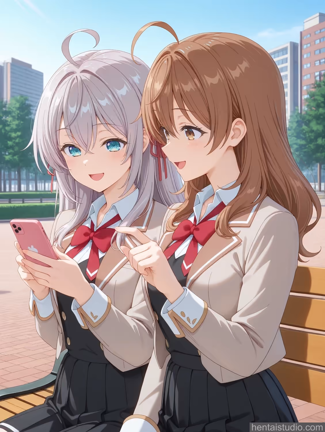 Alya Kujou (Alisa Mikhailovna Kujou) x Masha Kujou (Mariya Mikhailovna Kujou) - Alya Sometimes Hides Her Feelings in Russian (Roshidere) - Hentai Gallery 3 - 36 Images — image 4 of 36