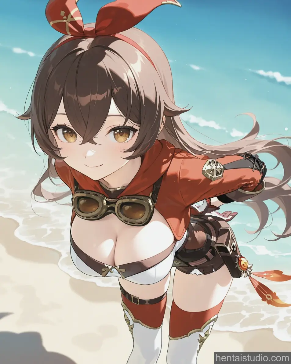 Amber from Genshin Impact hentai art 1 of 70