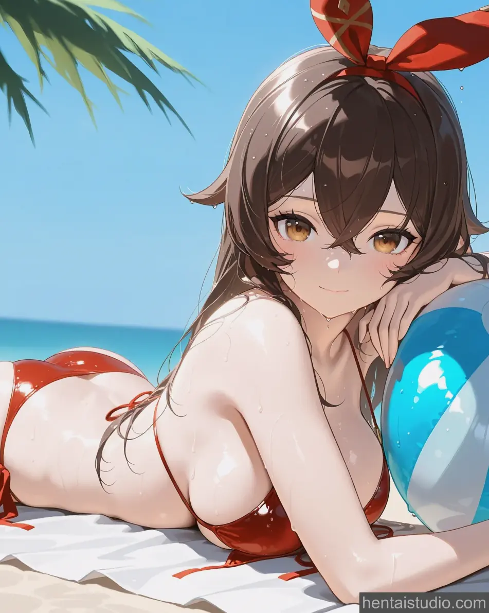 Amber from Genshin Impact hentai art 11 of 70