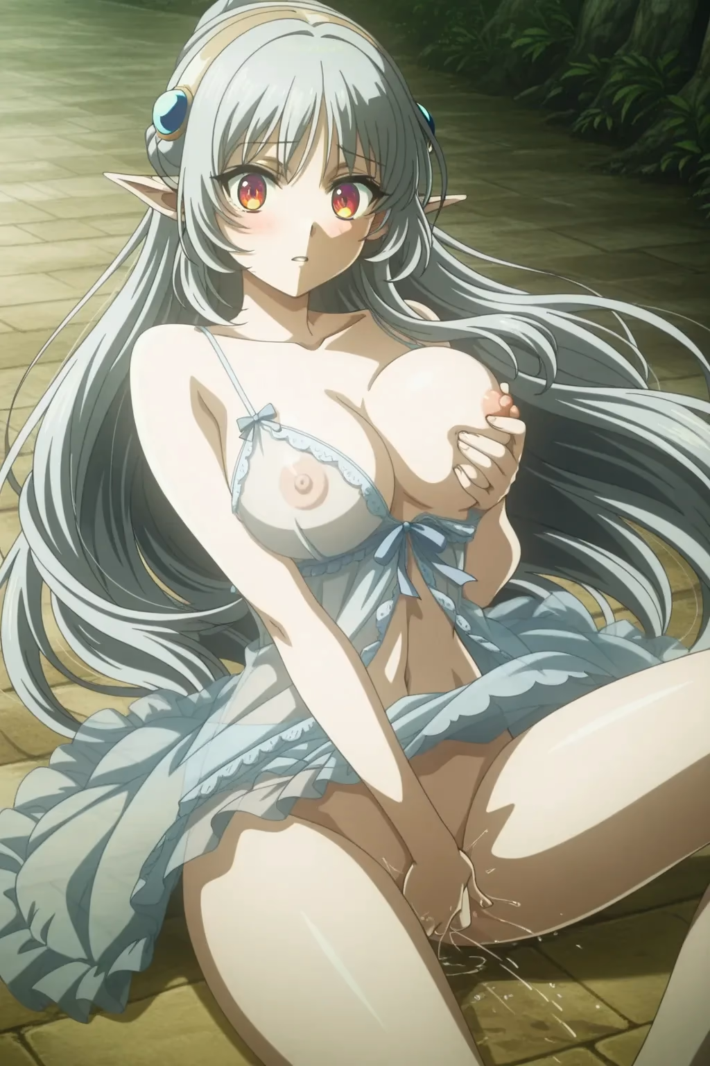 Amelia Rosequartz - My Status as an Assassin Obviously Exceeds the Hero's (Ansatsusha de Aru Ore no Status ga Yuusha yori mo Akiraka ni Tsuyoi no da ga) - Hentai Gallery 8 - 395 Images — image 375 of 395