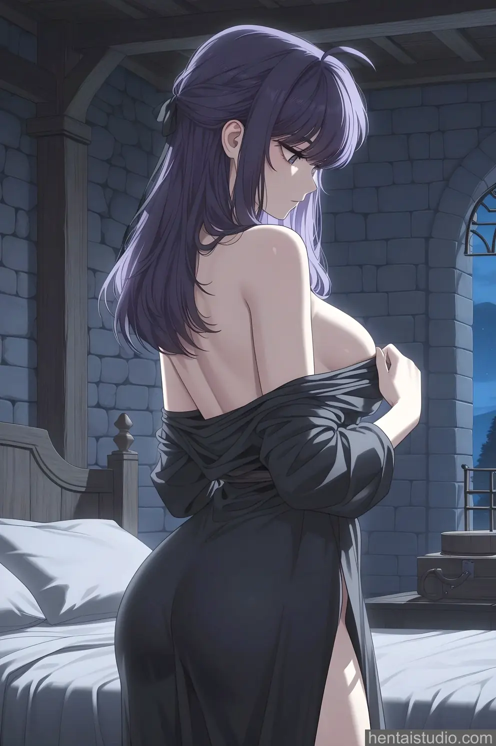 Anastasia Zelenska Black Witch from Sss Class Suicide Hunter hentai art 9 of 99