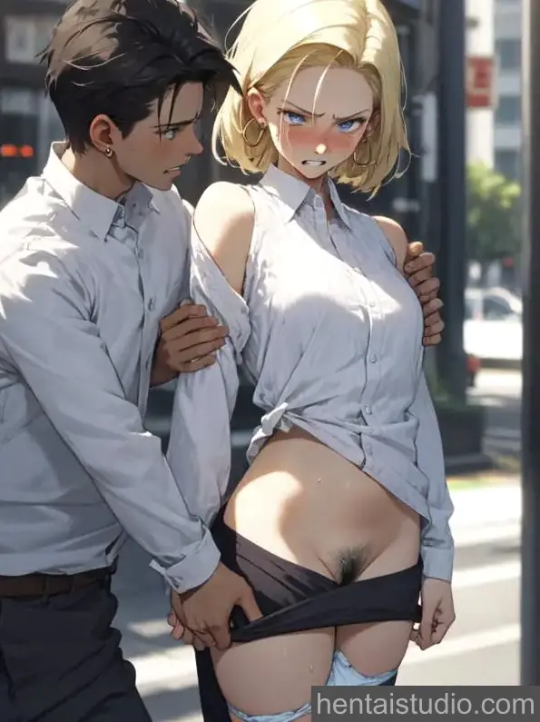 Android18 from Dragon Ball Z hentai art 5 of 6