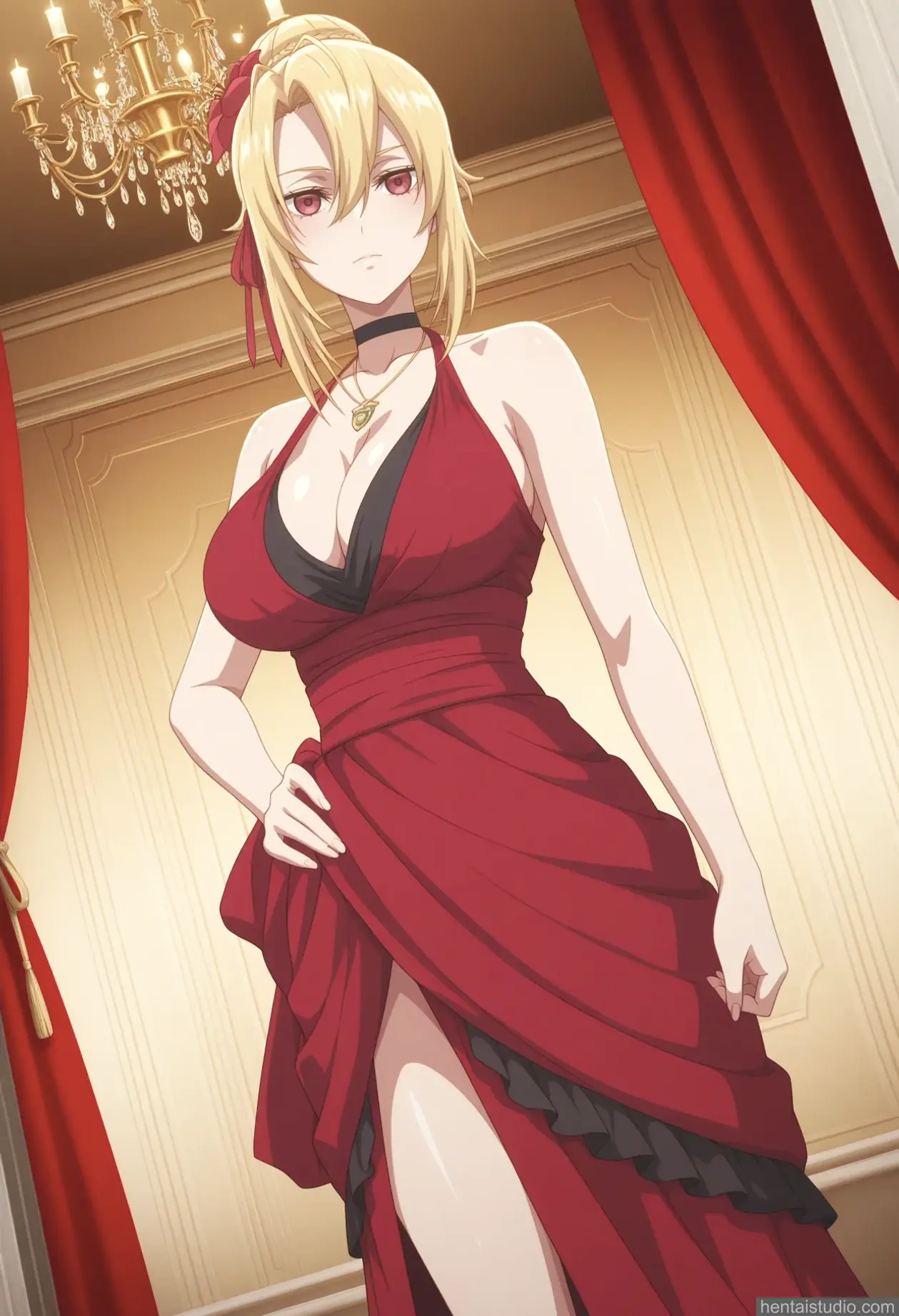 Angelica Rapha Redgrave from Trapped In A Dating Sim: The World Of Otome Games Is Tough For Mobs hentai art 1 of 152