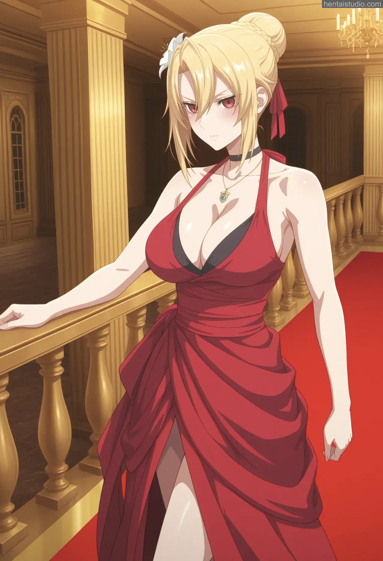 Angelica Rapha Redgrave from Trapped In A Dating Sim: The World Of Otome Games Is Tough For Mobs hentai art 10 of 152