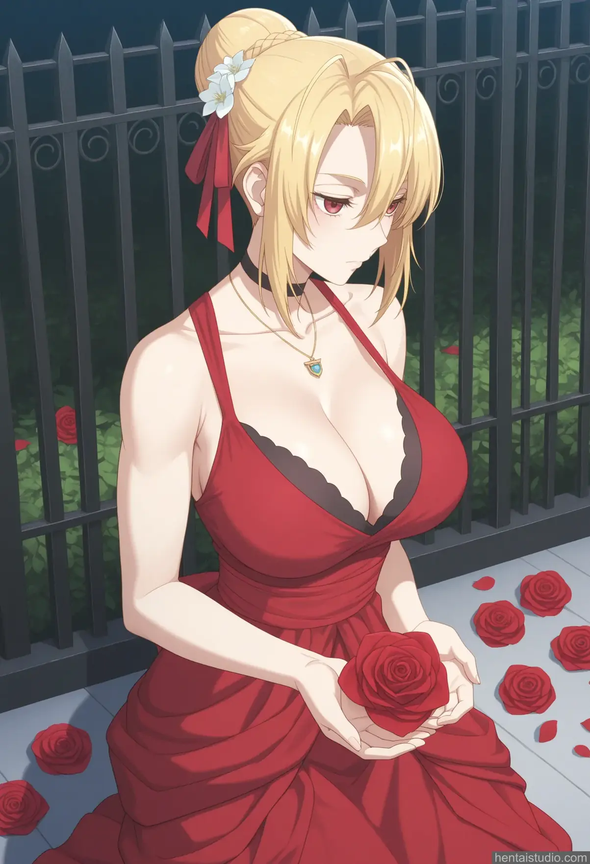 Angelica Rapha Redgrave from Trapped In A Dating Sim: The World Of Otome Games Is Tough For Mobs hentai art 13 of 152
