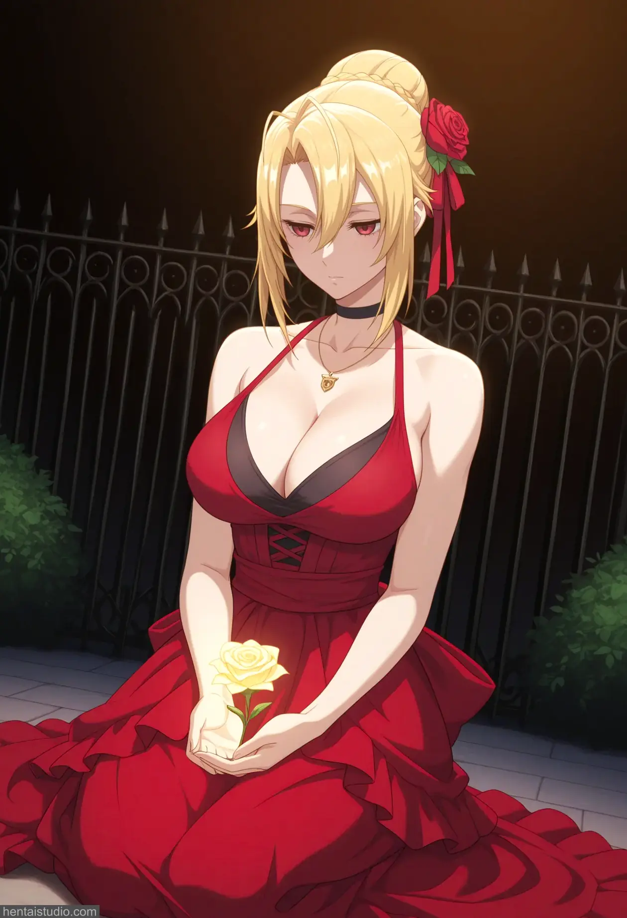 Angelica Rapha Redgrave from Trapped In A Dating Sim: The World Of Otome Games Is Tough For Mobs hentai art 14 of 152