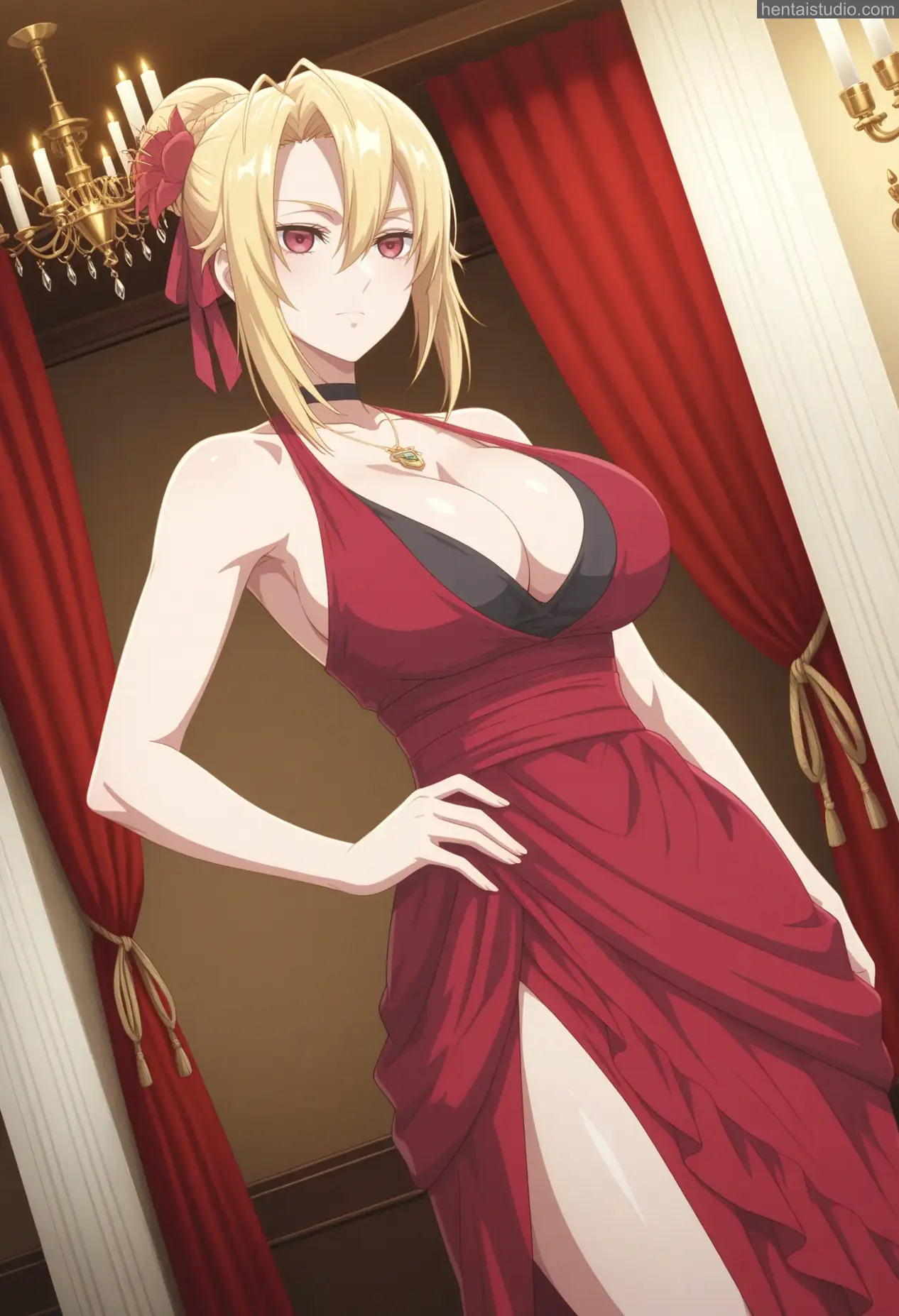 Angelica Rapha Redgrave from Trapped In A Dating Sim: The World Of Otome Games Is Tough For Mobs hentai art 2 of 152