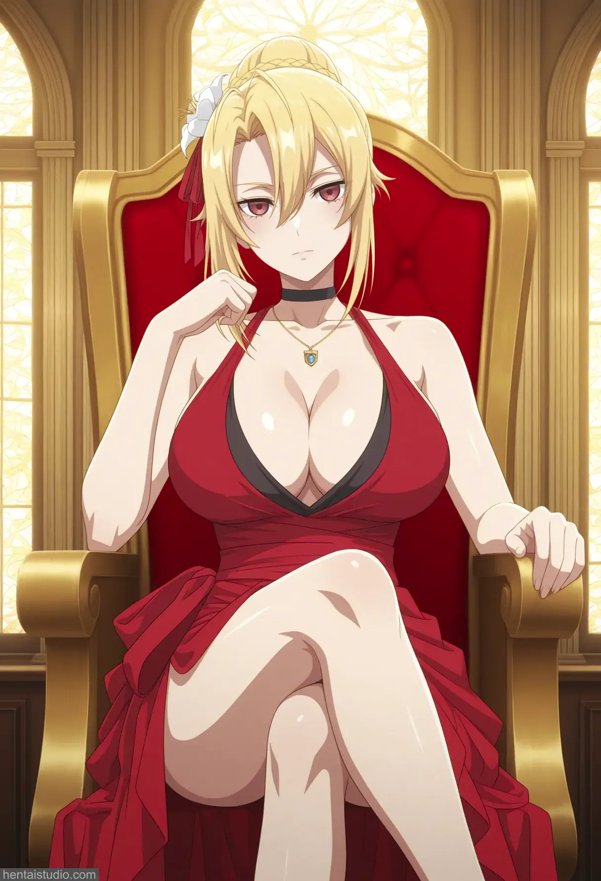 Angelica Rapha Redgrave from Trapped In A Dating Sim: The World Of Otome Games Is Tough For Mobs hentai art 8 of 152