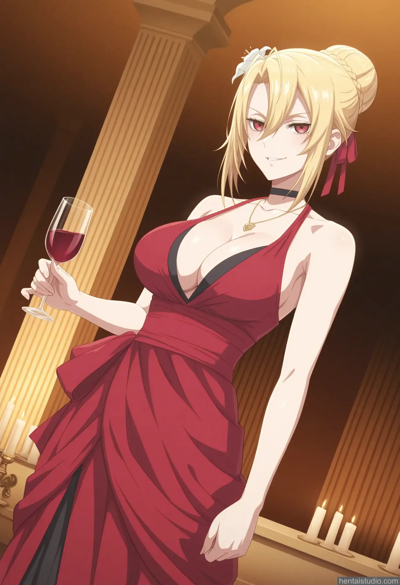 Angelica Rapha Redgrave from Trapped In A Dating Sim: The World Of Otome Games Is Tough For Mobs hentai art 9 of 152