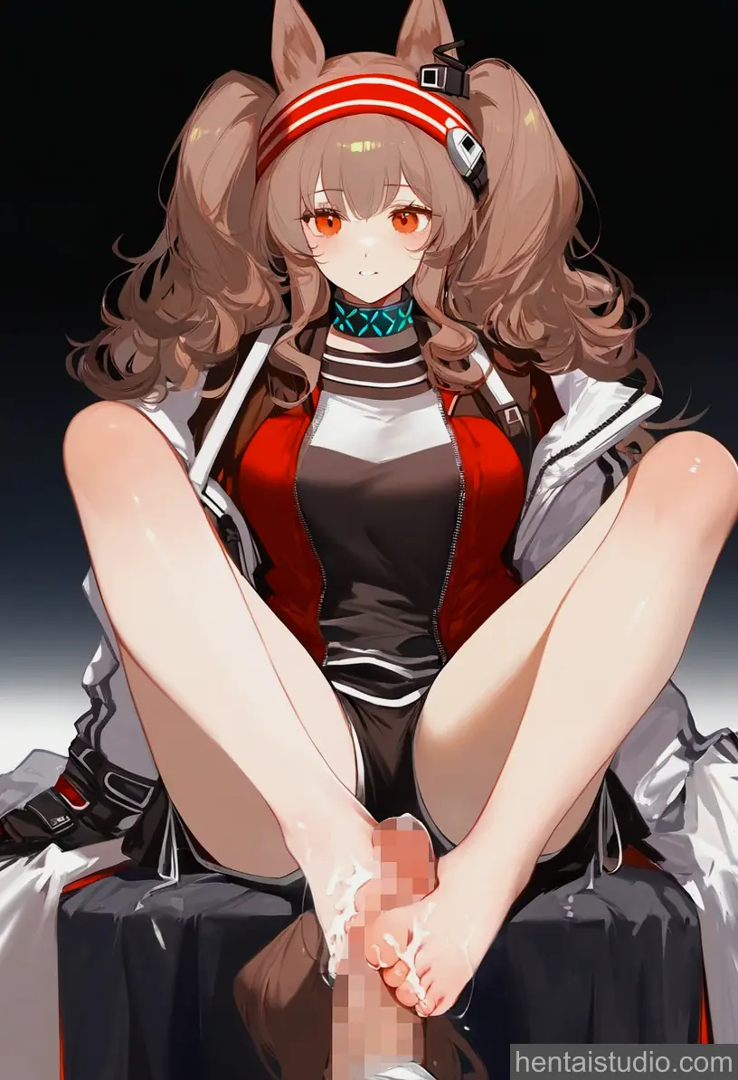 Angelina | Arknights – hentai anime character, Angelina, Arknights, Footjob, Feet